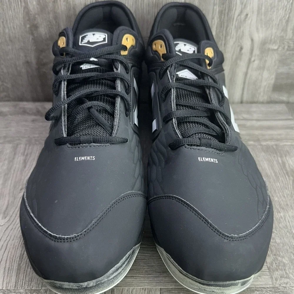 New Balance Baseball Cleats Men 16 Black Fresh Foam 3000v4 L3000SK4 Metal